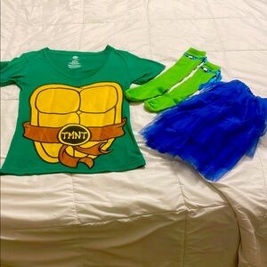 Nickelodeon TMNT Green and Blue Costume Set